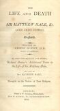 Click here to read the complete text of 'The Life and Death of Sir Matthew Hale' by Gilbert Burnet.